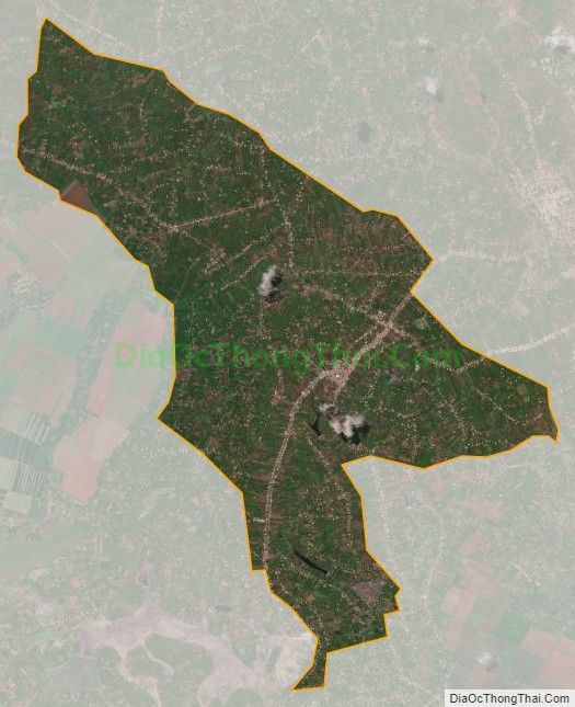 Bản đồ vệ tinh xã Ea Tóh, huyện Krông Năng