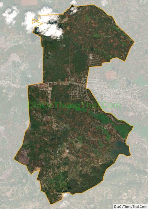 Bản đồ vệ tinh xã Ea Yông, huyện Krông Pắk