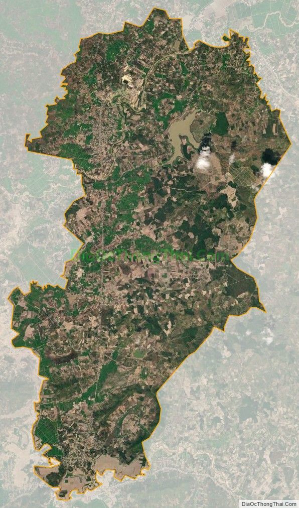 Bản đồ vệ tinh xã Vụ Bổn, huyện Krông Pắk
