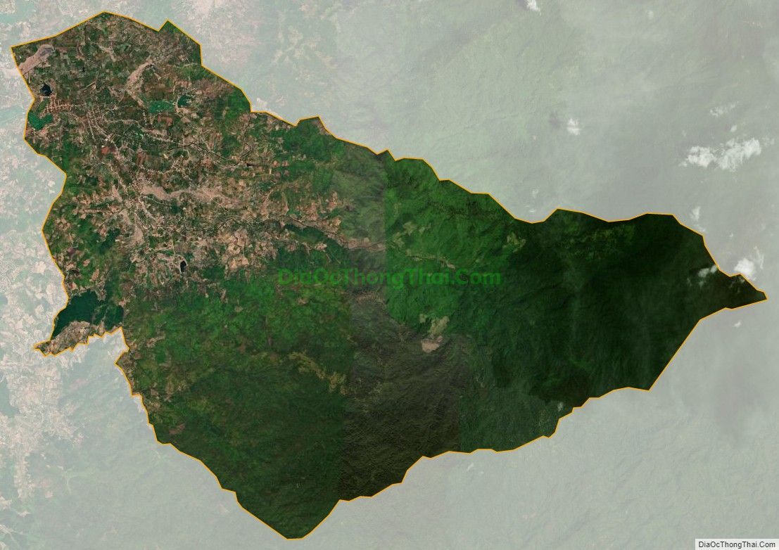 Bản đồ vệ tinh xã Đắk Phơi, huyện Lắk
