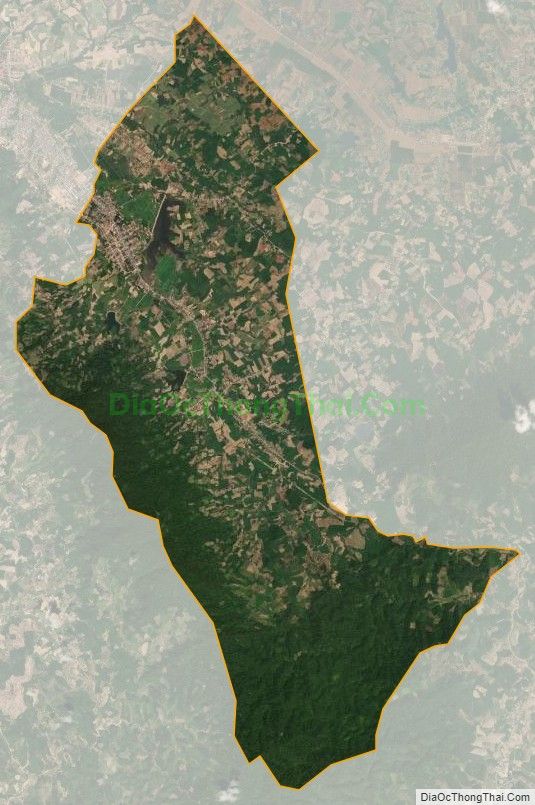 Bản đồ vệ tinh xã Cư M'ta, huyện M'Drắk