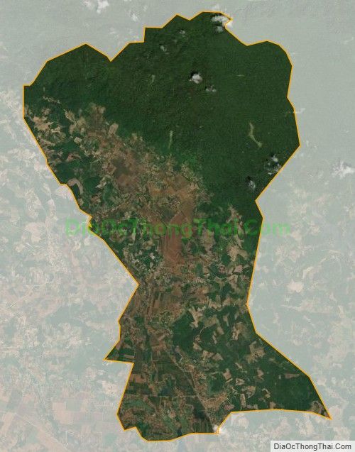 Bản đồ vệ tinh xã Ea H'MLay, huyện M'Drắk