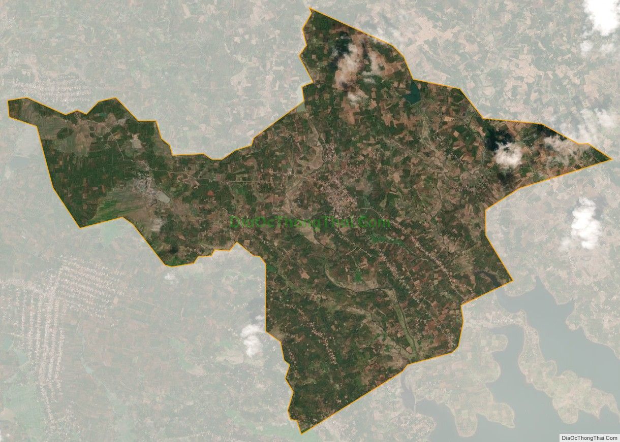 Bản đồ vệ tinh xã Ea Siên, thị xã Buôn Hồ