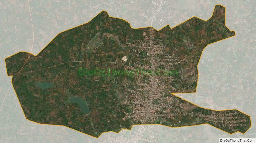 Bản đồ vệ tinh phường Thống Nhất, thị xã Buôn Hồ
