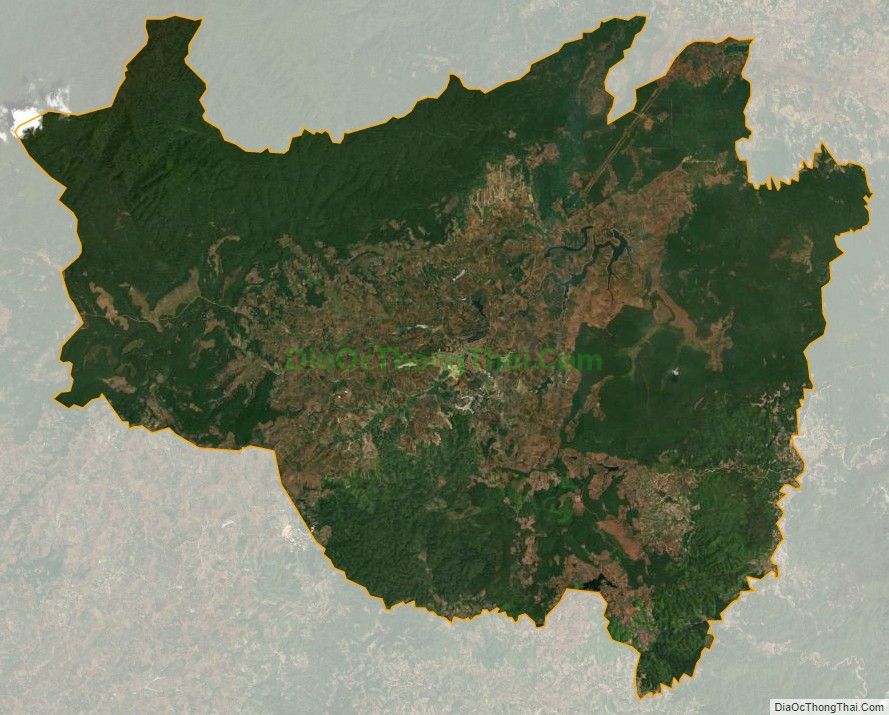 Bản đồ vệ tinh xã Quảng Sơn, huyện Đắk Glong