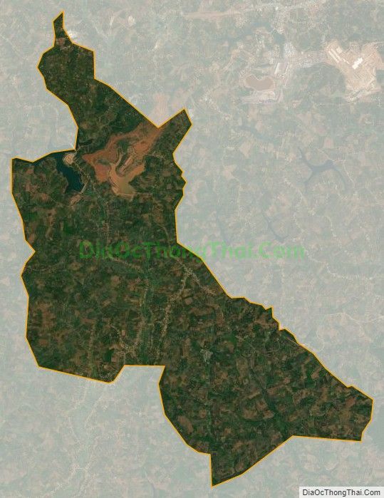 Bản đồ vệ tinh xã Nghĩa Thắng, huyện Đắk R'lấp