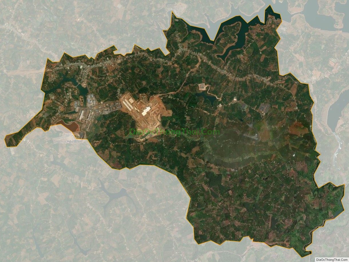 Bản đồ vệ tinh xã Nhân Cơ, huyện Đắk R'lấp