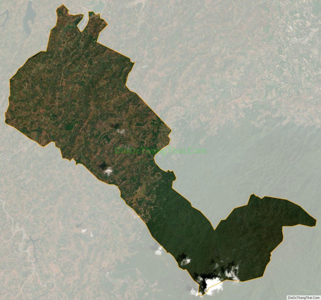 Bản đồ vệ tinh xã Đắk Hòa, huyện Đắk Song