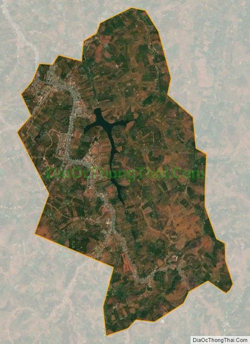Bản đồ vệ tinh Thị trấn Đức An, huyện Đắk Song