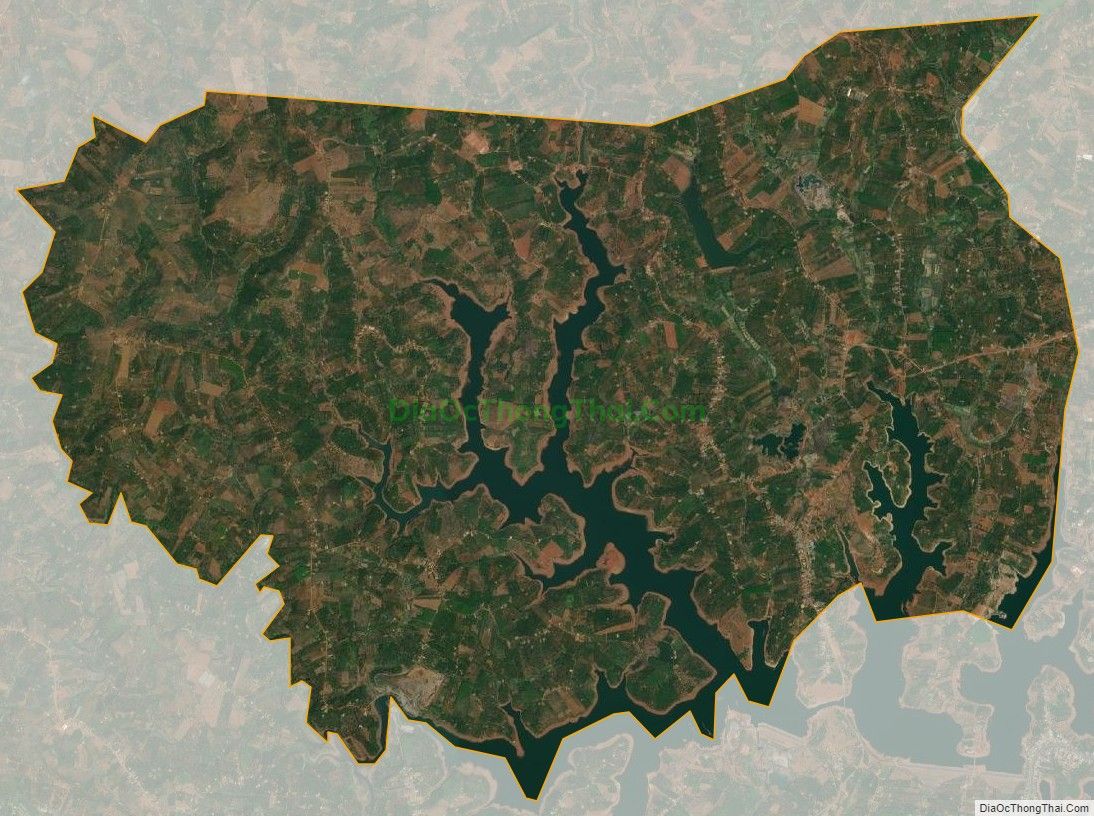 Bản đồ vệ tinh xã Đăk R'Moan, thành phố Gia Nghĩa