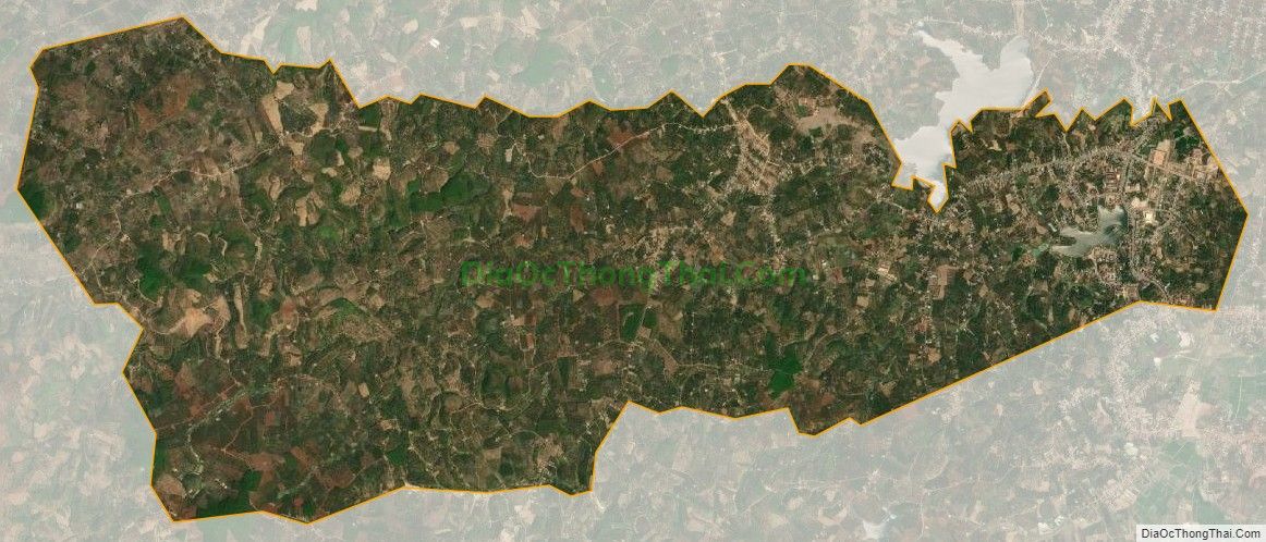 Bản đồ vệ tinh Thị trấn Đắk Mâm, huyện Krông Nô
