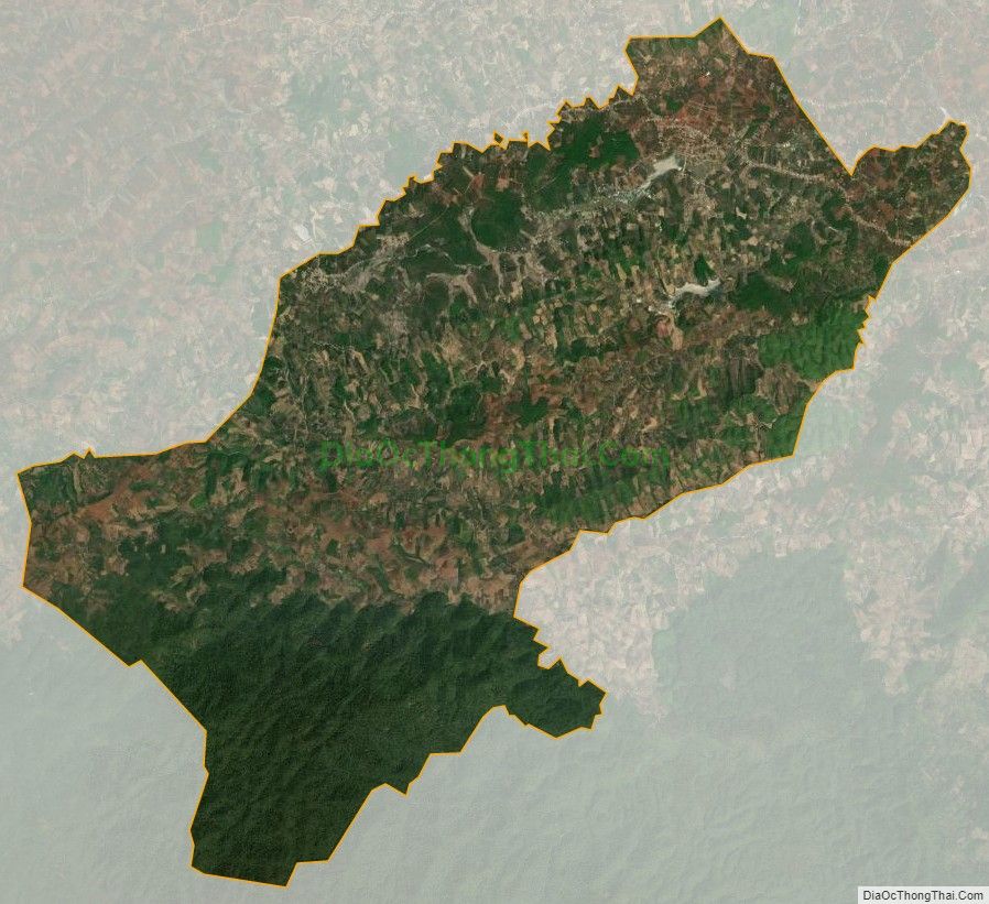Bản đồ vệ tinh xã Nâm Nung, huyện Krông Nô