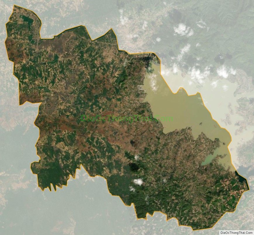 Bản đồ vệ tinh xã Quảng Phú, huyện Krông Nô