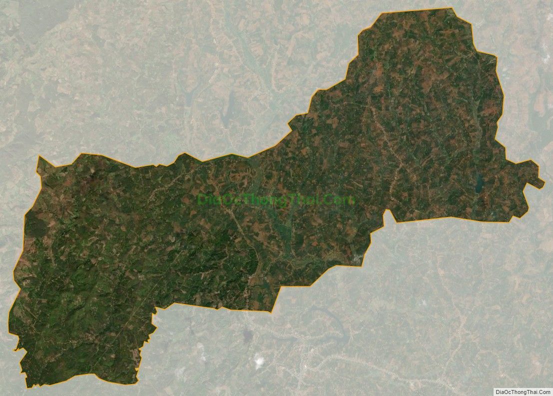 Bản đồ vệ tinh xã Quảng Tân, huyện Tuy Đức