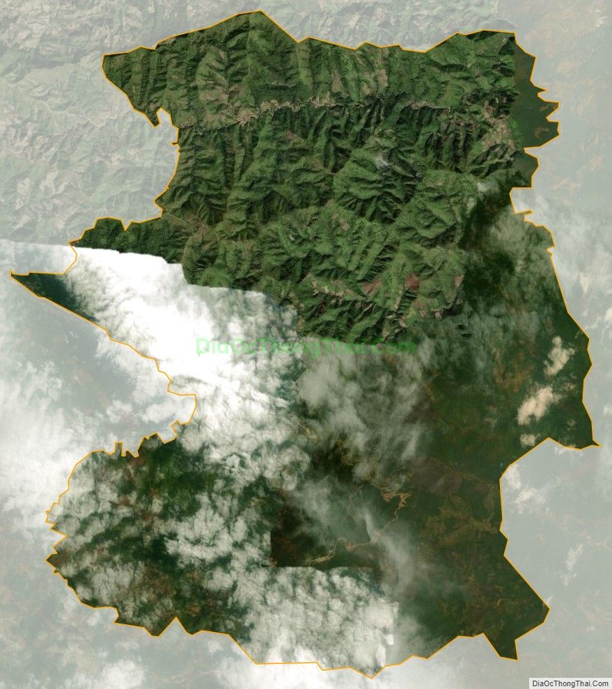 Bản đồ vệ tinh xã Mường Lói, huyện Điện Biên