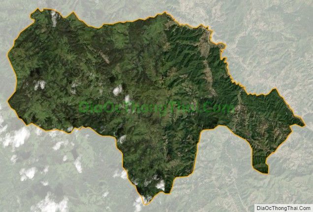 Bản đồ vệ tinh xã Na Tông, huyện Điện Biên