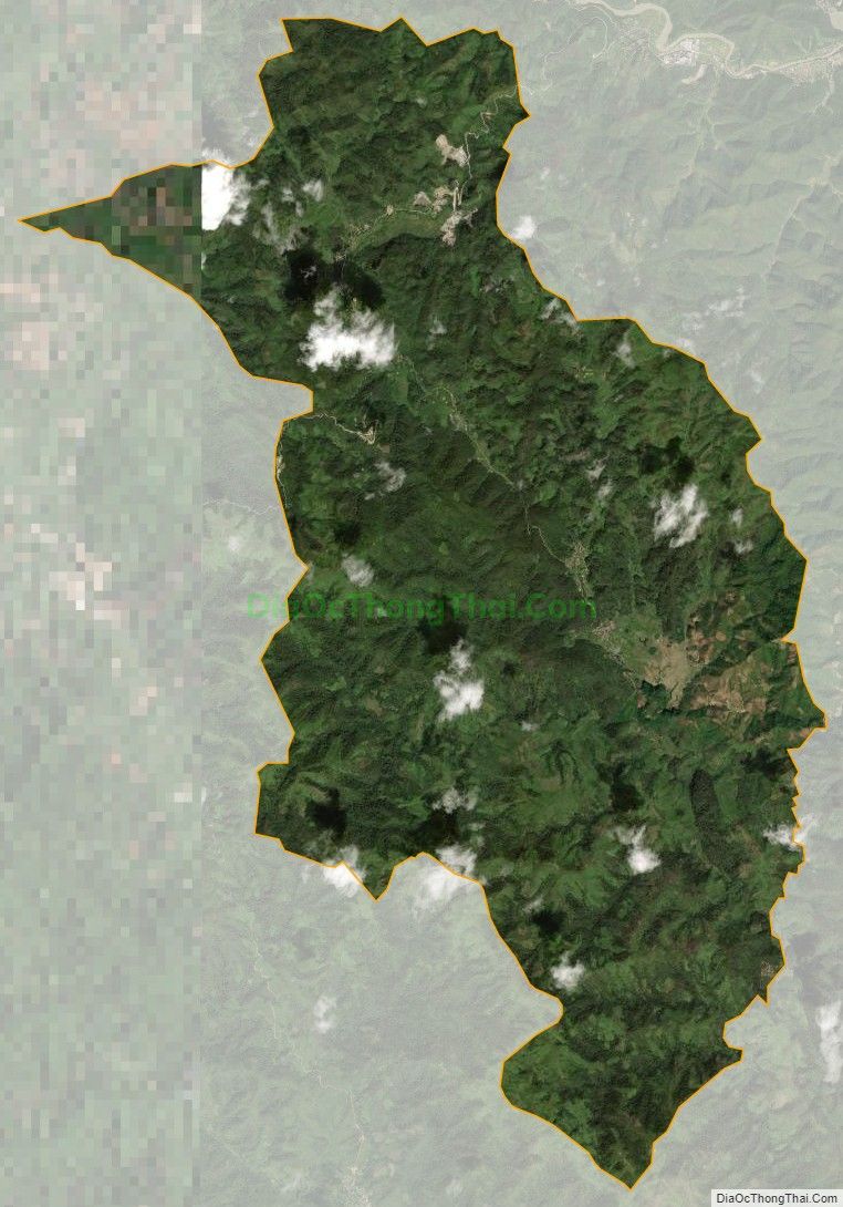 Bản đồ vệ tinh xã Na Ư, huyện Điện Biên