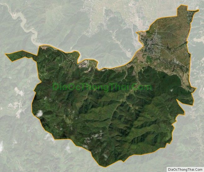 Bản đồ vệ tinh xã Pom Lót, huyện Điện Biên