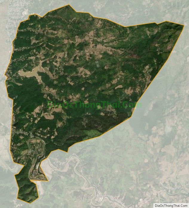 Bản đồ vệ tinh xã Sam Mứn, huyện Điện Biên