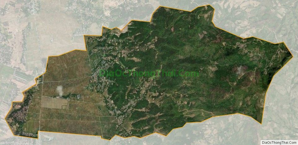 Bản đồ vệ tinh xã Thanh An, huyện Điện Biên