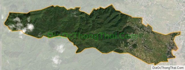 Bản đồ vệ tinh xã Thanh Chăn, huyện Điện Biên