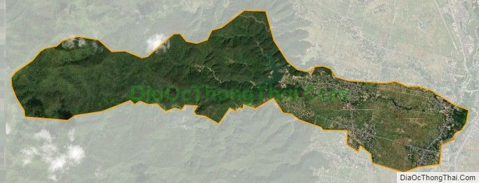 Bản đồ vệ tinh xã Thanh Hưng, huyện Điện Biên