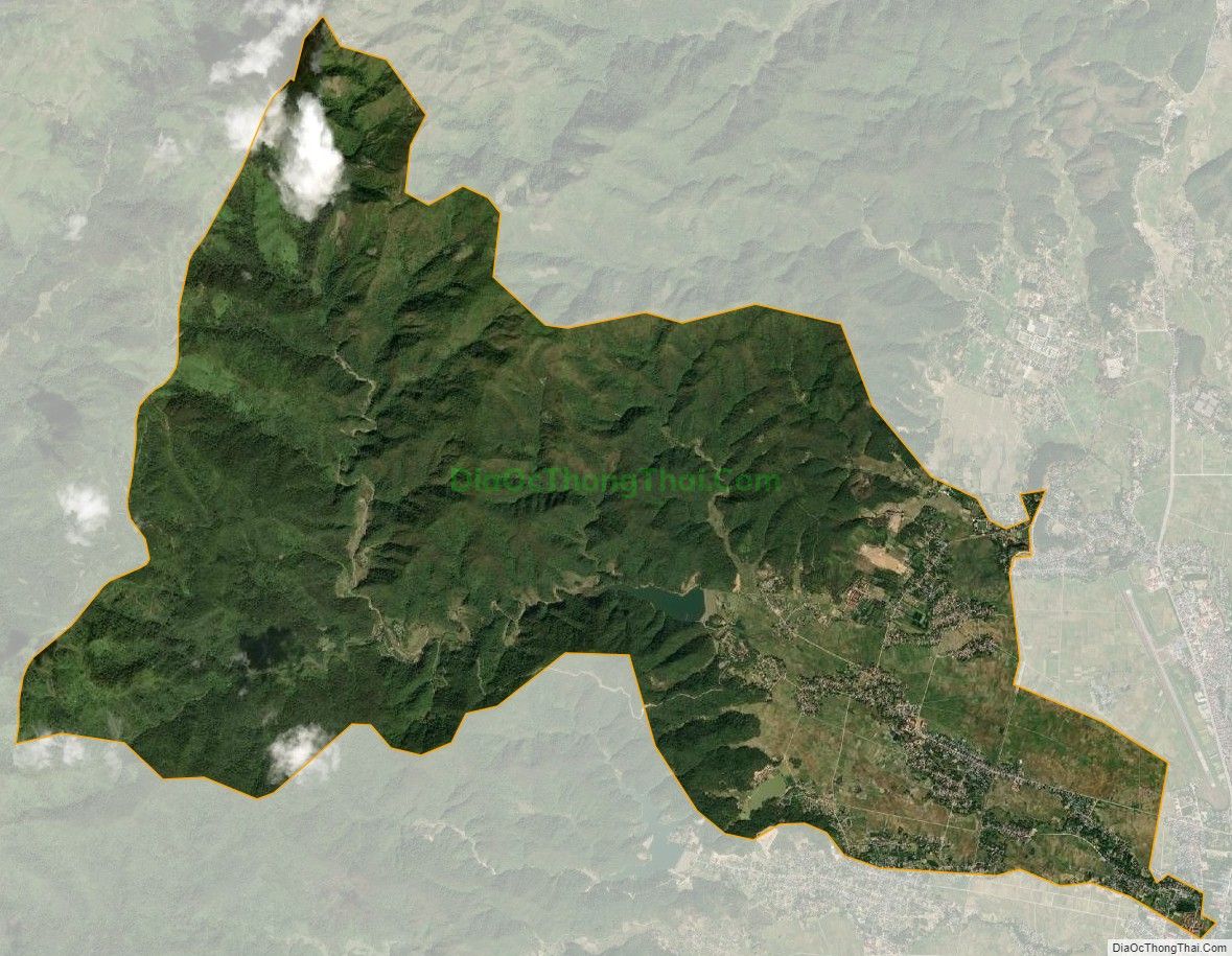 Bản đồ vệ tinh xã Thanh Luông, huyện Điện Biên