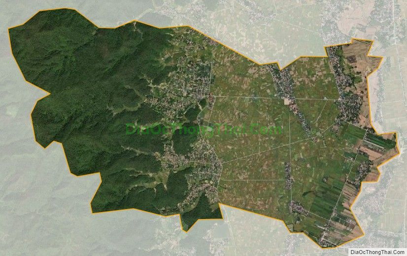 Bản đồ vệ tinh xã Thanh Yên, huyện Điện Biên
