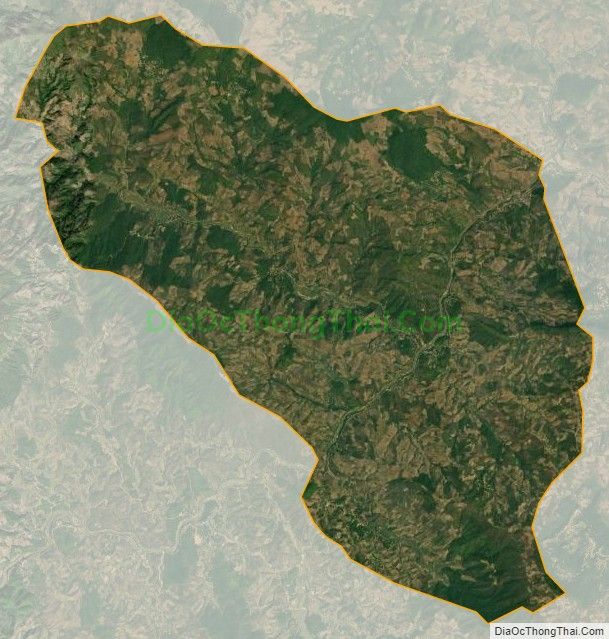 Bản đồ vệ tinh xã Chiềng Sơ, huyện Điện Biên Đông