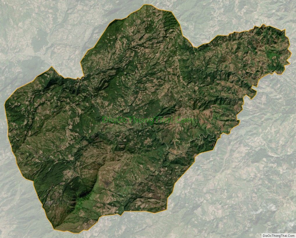 Bản đồ vệ tinh xã Keo Lôm, huyện Điện Biên Đông