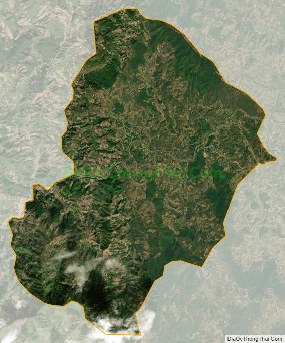 Bản đồ vệ tinh xã Mường Luân, huyện Điện Biên Đông