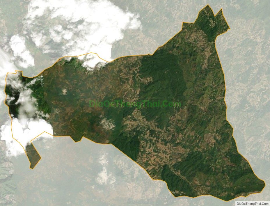 Bản đồ vệ tinh xã Tìa Dình, huyện Điện Biên Đông