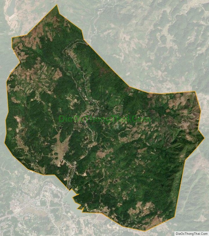 Bản đồ vệ tinh xã Thanh Minh, thành phố Điện Biên Phủ