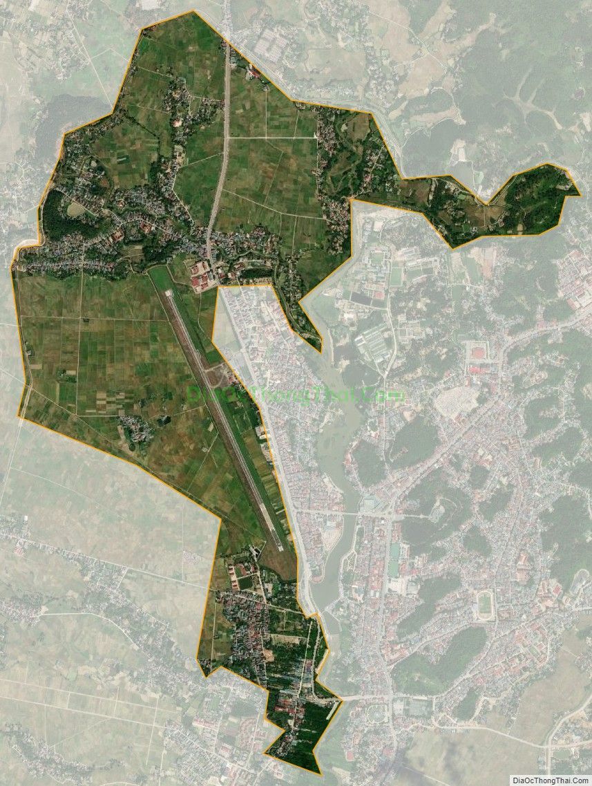 Bản đồ vệ tinh phường Thanh Trường, thành phố Điện Biên Phủ
