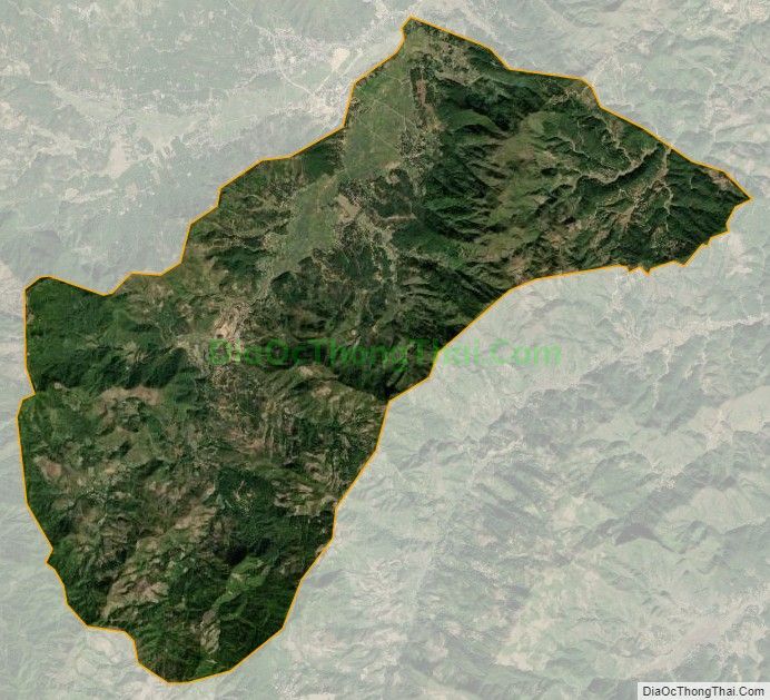 Bản đồ vệ tinh xã Ẳng Cang, huyện Mường Ảng