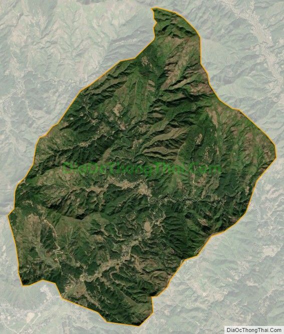 Bản đồ vệ tinh xã Ẳng Tở, huyện Mường Ảng