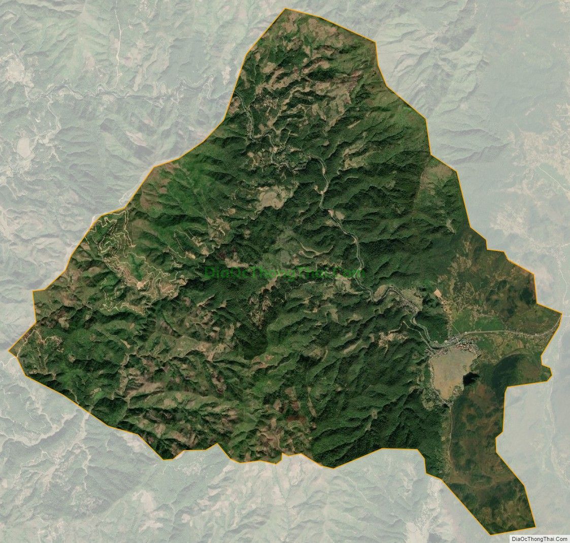 Bản đồ vệ tinh xã Búng Lao, huyện Mường Ảng