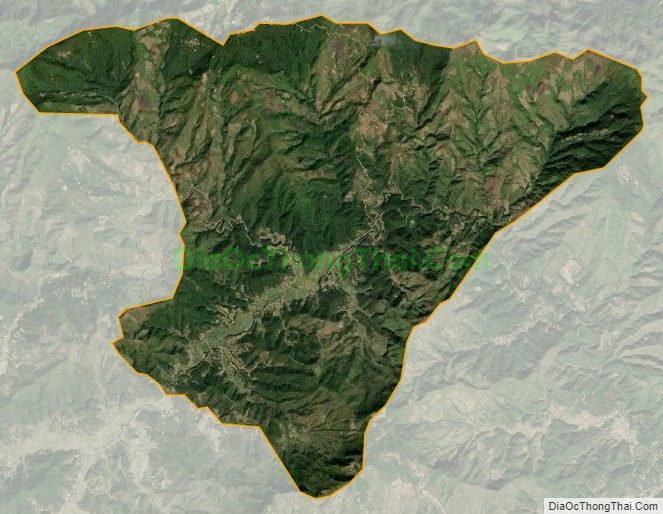 Bản đồ vệ tinh xã Ngối Cáy, huyện Mường Ảng