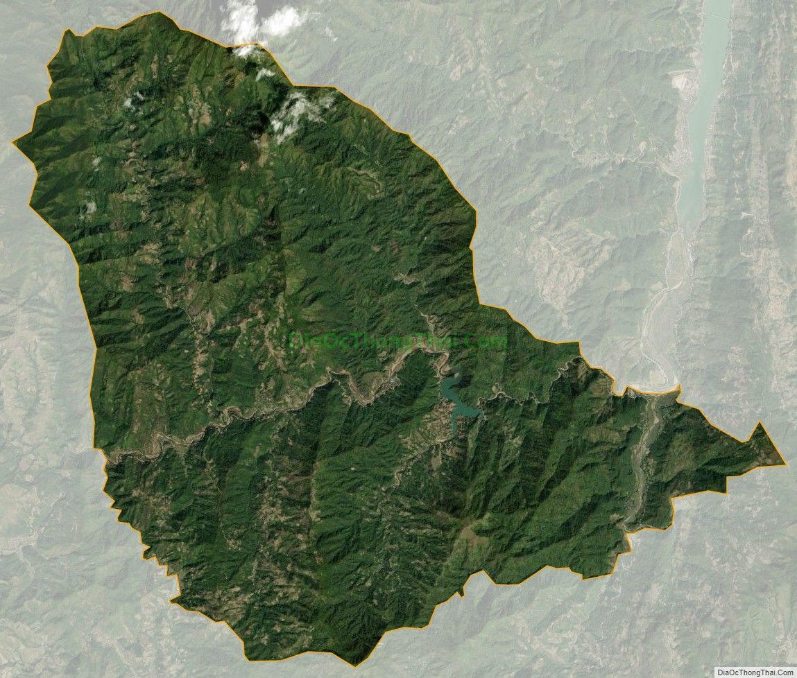 Bản đồ vệ tinh xã Mường Tùng, huyện Mường Chà