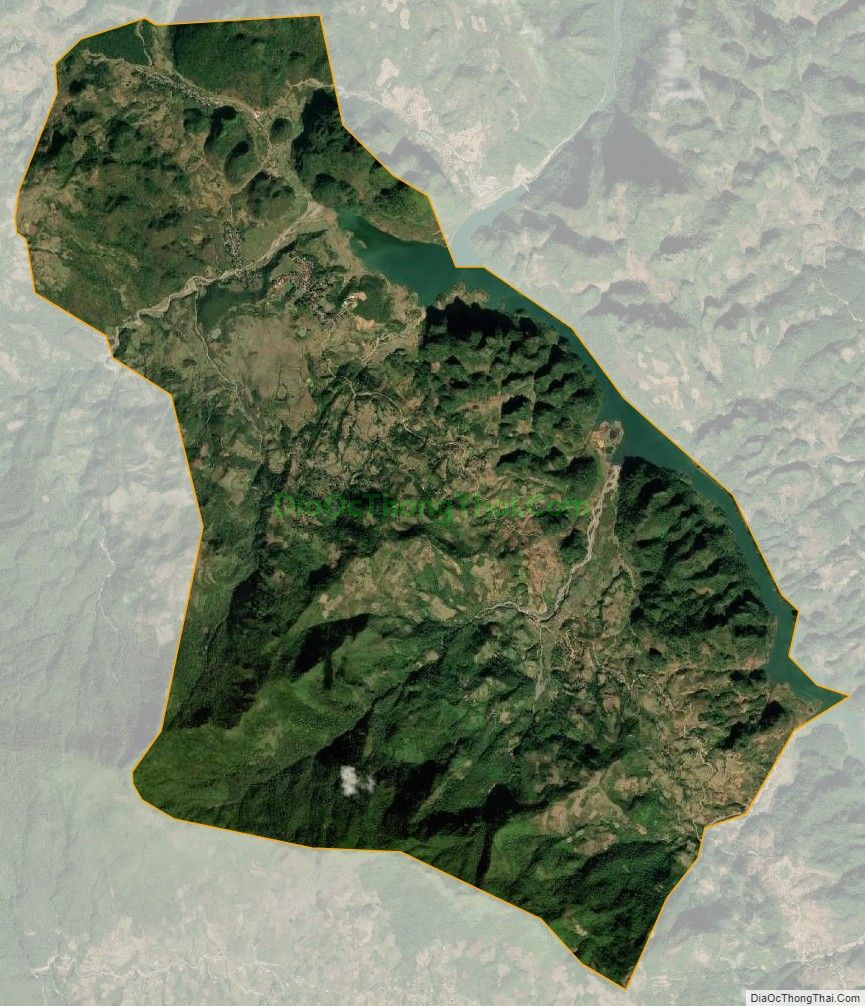 Bản đồ vệ tinh xã Pa Ham, huyện Mường Chà