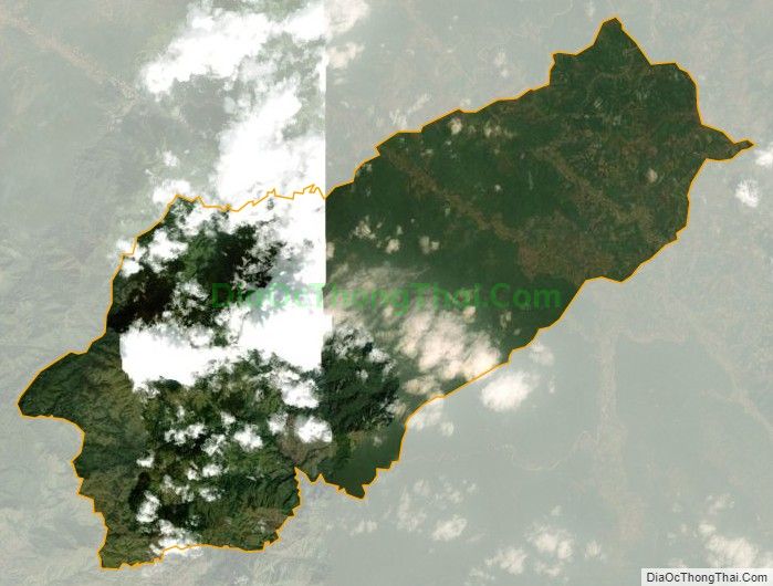 Bản đồ vệ tinh xã Leng Su Sìn, huyện Mường Nhé