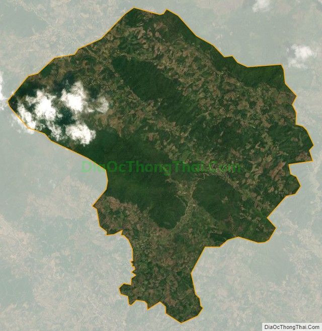 Bản đồ vệ tinh xã Nậm Vì, huyện Mường Nhé