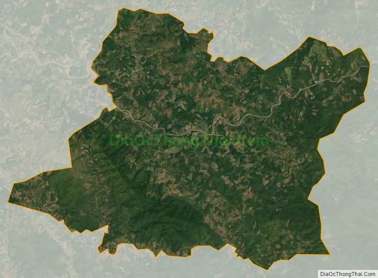 Bản đồ vệ tinh xã Pá Mỳ, huyện Mường Nhé