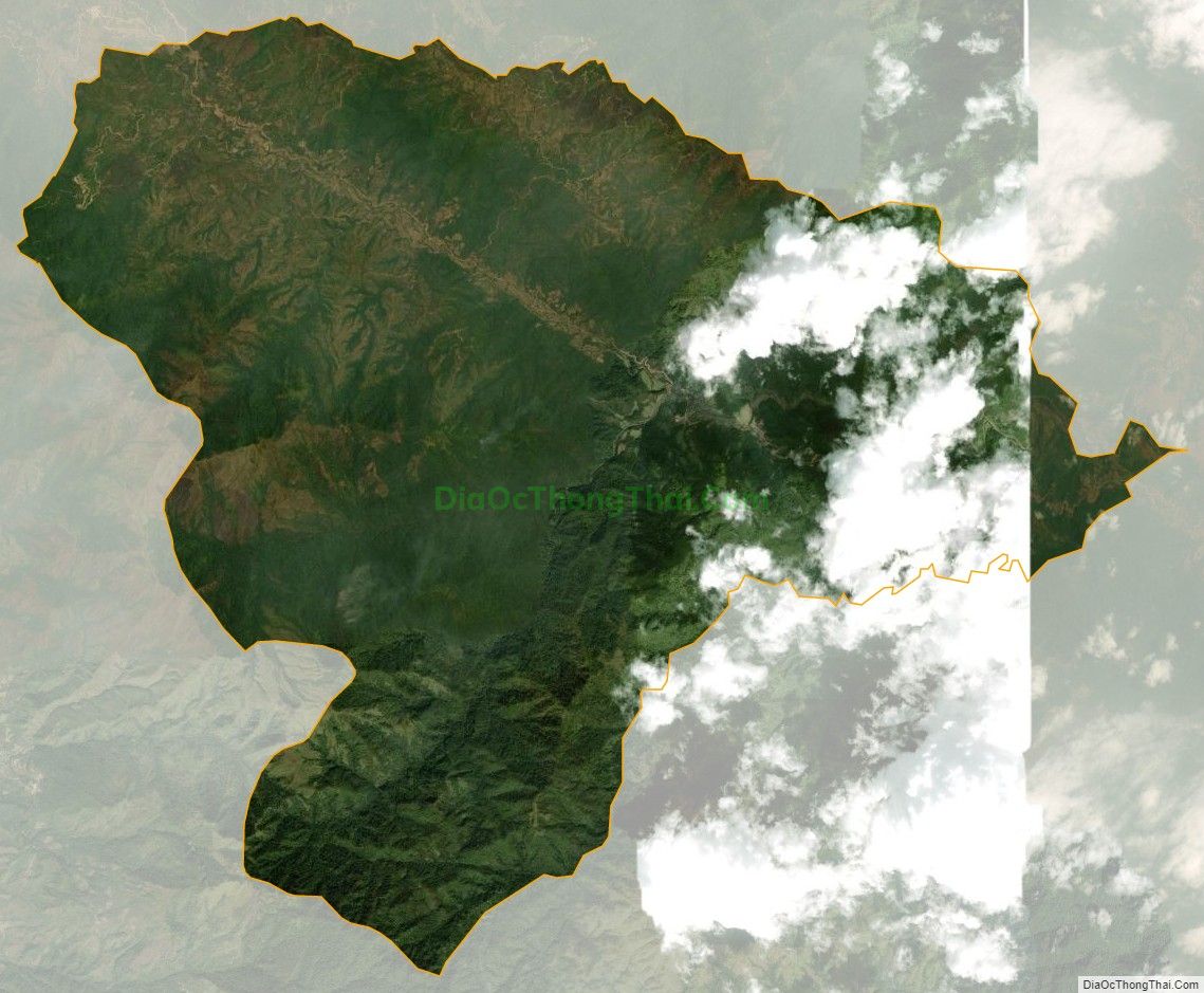 Bản đồ vệ tinh xã Sín Thầu, huyện Mường Nhé
