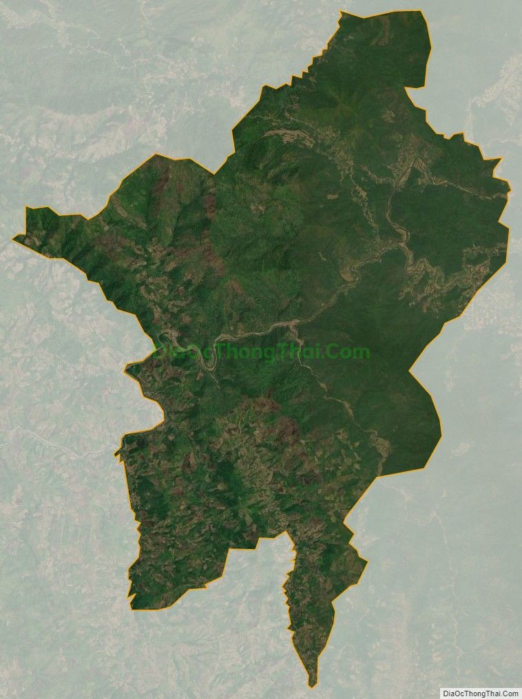 Bản đồ vệ tinh xã Chà Cang, huyện Nậm Pồ