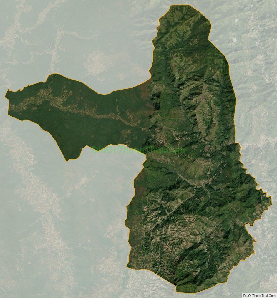 Bản đồ vệ tinh xã Chà Tở, huyện Nậm Pồ
