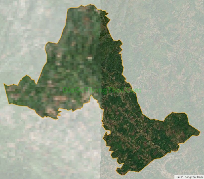 Bản đồ vệ tinh xã Nà Khoa, huyện Nậm Pồ