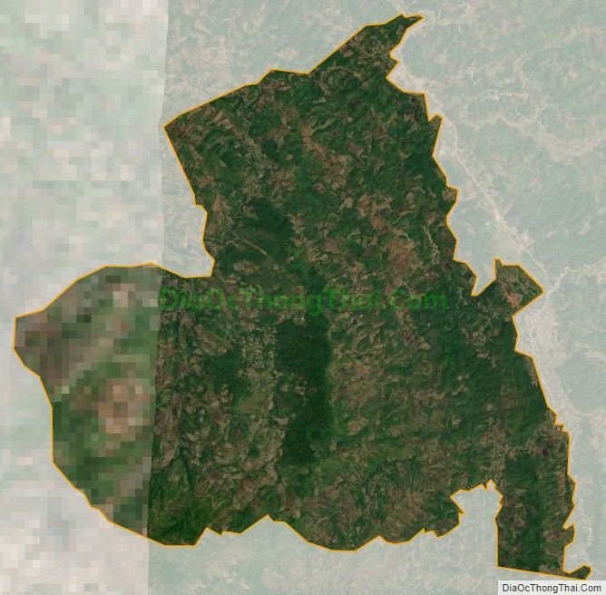 Bản đồ vệ tinh xã Nậm Chua, huyện Nậm Pồ