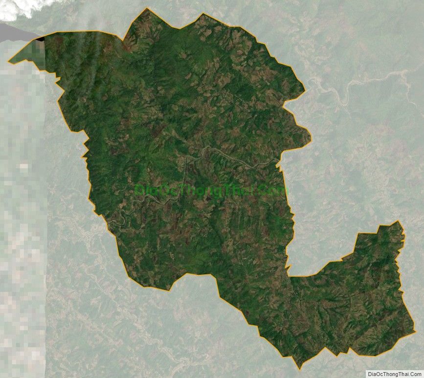 Bản đồ vệ tinh xã Nậm Tin, huyện Nậm Pồ