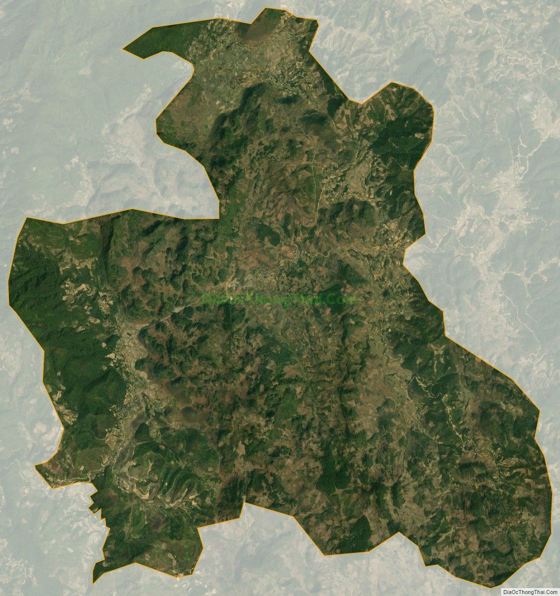 Bản đồ vệ tinh xã Sáng Nhè, huyện Tủa Chùa